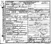 George Washington Sinor - Death Certificate