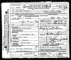Benjamin F. Siner - Death Certificate