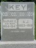Headstone(KEY) - Andrew Jackson Key and Sarah Elizabeth Mangum Key