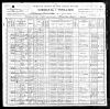1900 Census - Hendricks County, Indiana - John M. Morgan