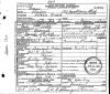 Alfred Sinor - Death Certificate